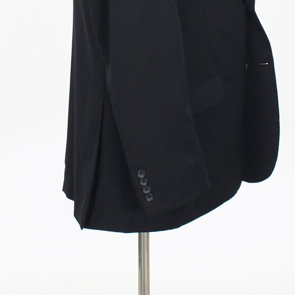 Pronto Uomo 46L Gray Solid 2-Button Sport Coat Blazer Jacket T742 - Picture 6 of 11